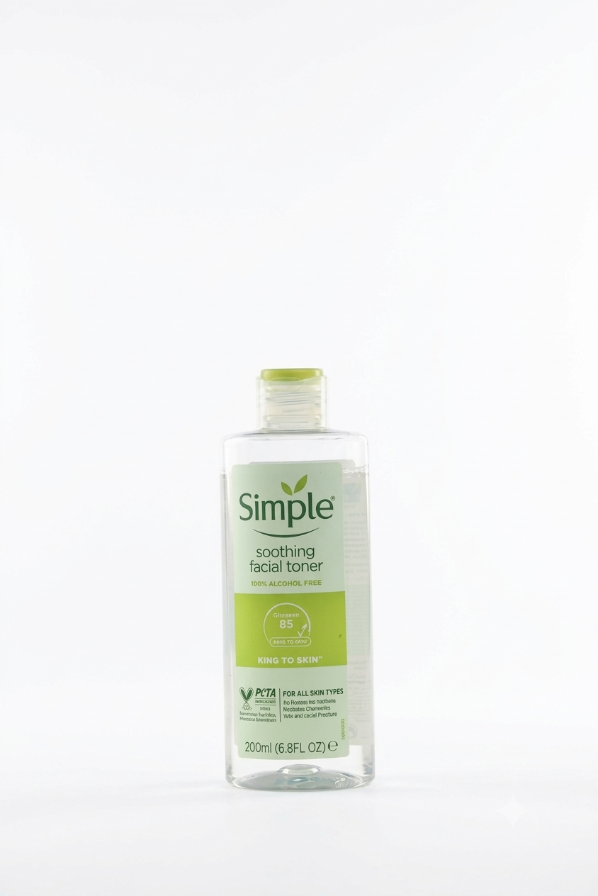 تونر آرامش بخش صورت سیمپل مدل Soothing Facial Toner مناسب انواع پوست حجم 200 میلی لیتر